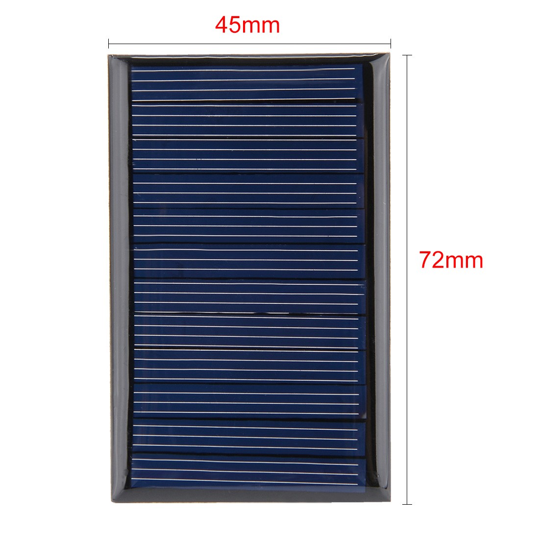 6V 60mA Poly Mini Solar Cell Panel Module 72mm x 45mm DIY Solar Panel,5Pcs