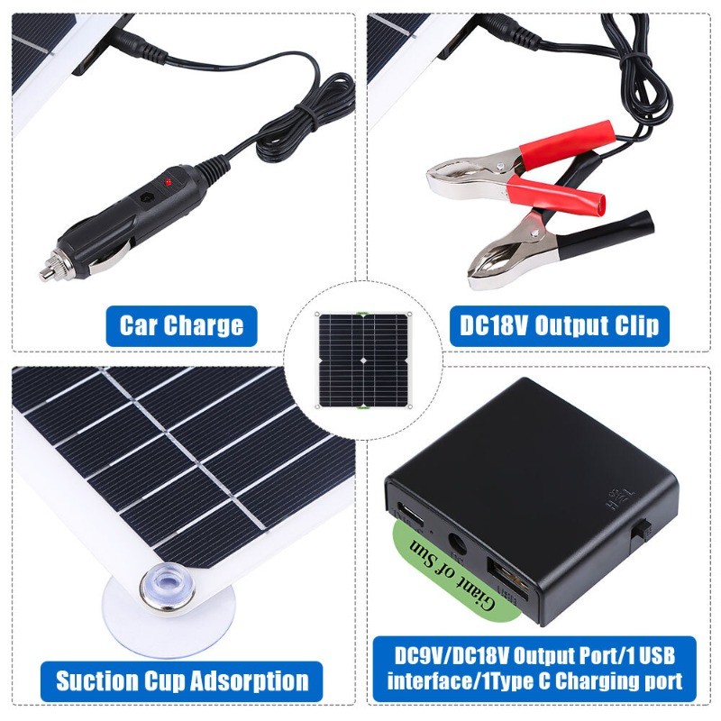 Solar Panel Kit 400 Watt 12V with 100A Battery Charger Controller Caravan Boat