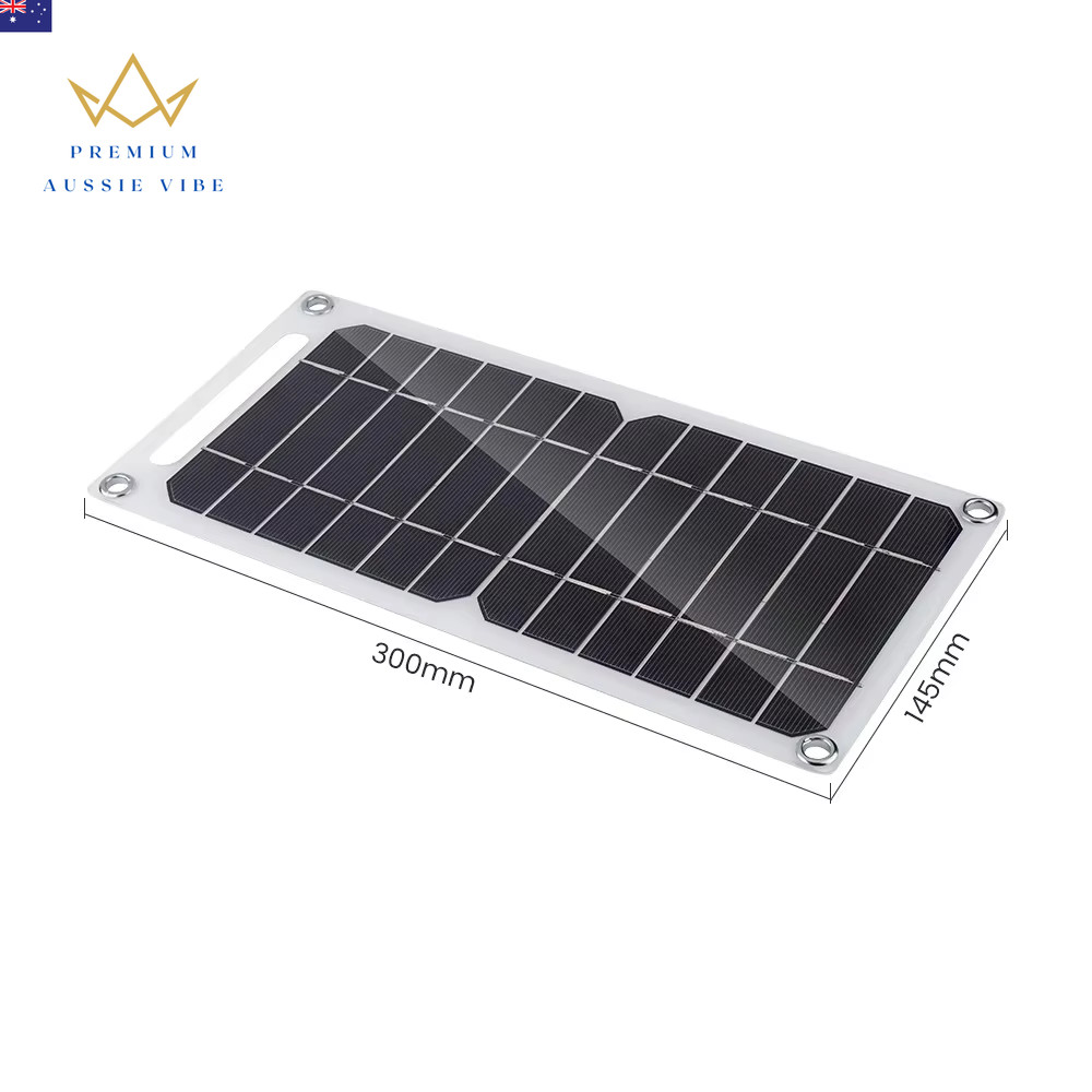 35W Solar Panel with USB Waterproof Outdoor Hiking and Camping Portable Battery