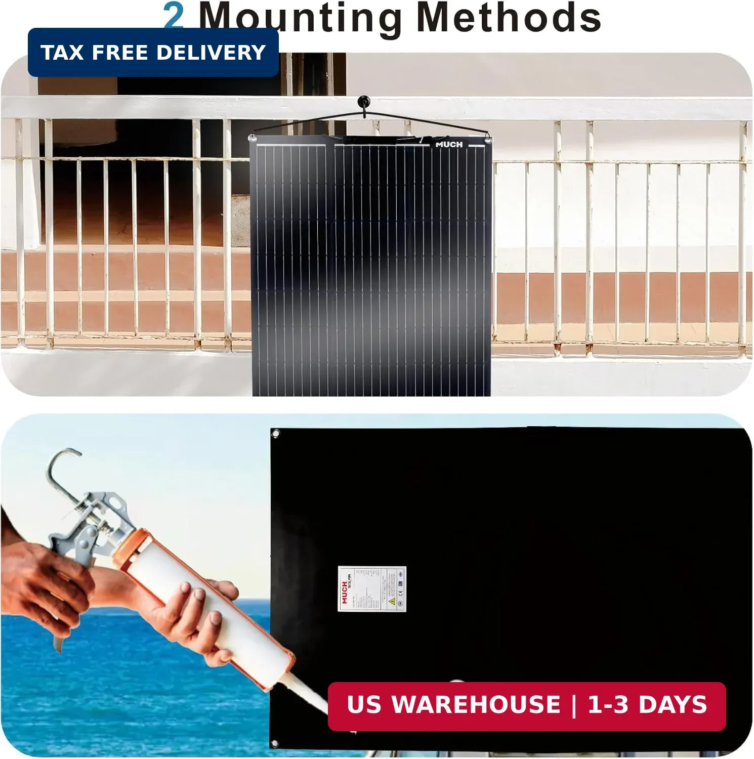 200W Flexible Solar Panel Kit, Lightweight Monocrystalline Ultra-Flexible Bendab