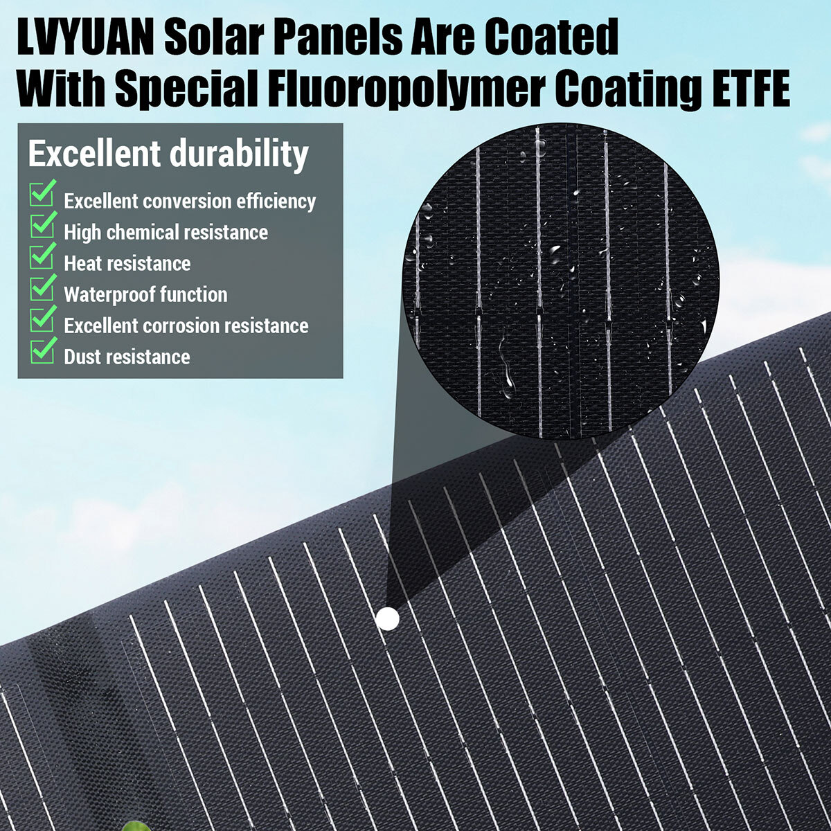 100W 200W Solar Panel Foldable Long-lasting IP65 MC4 Connectors, Controller