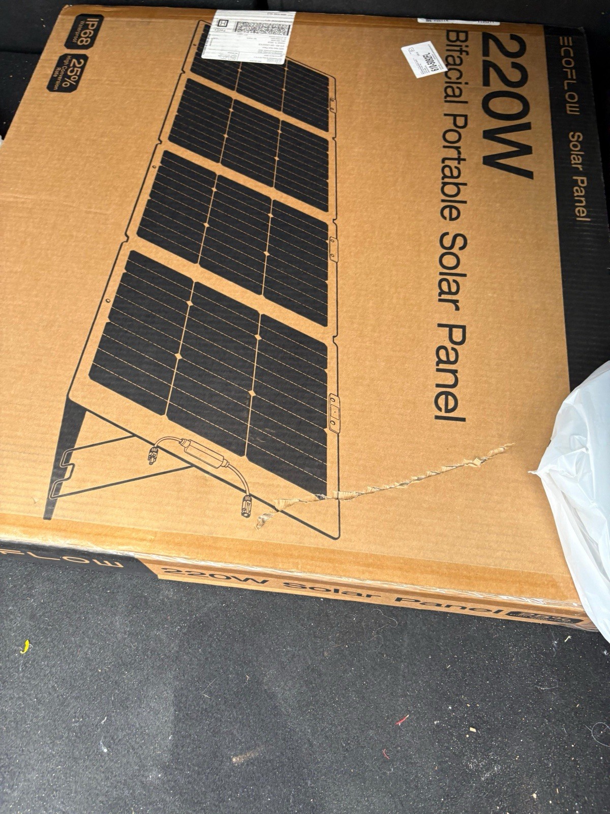 EcoFlow 220W Bifacial Foldable Solar Panel