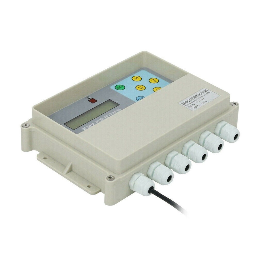 Dual Axis Solar Tracker Controller Auto Solar Tracking Kits w/ Wind Speed Sensor