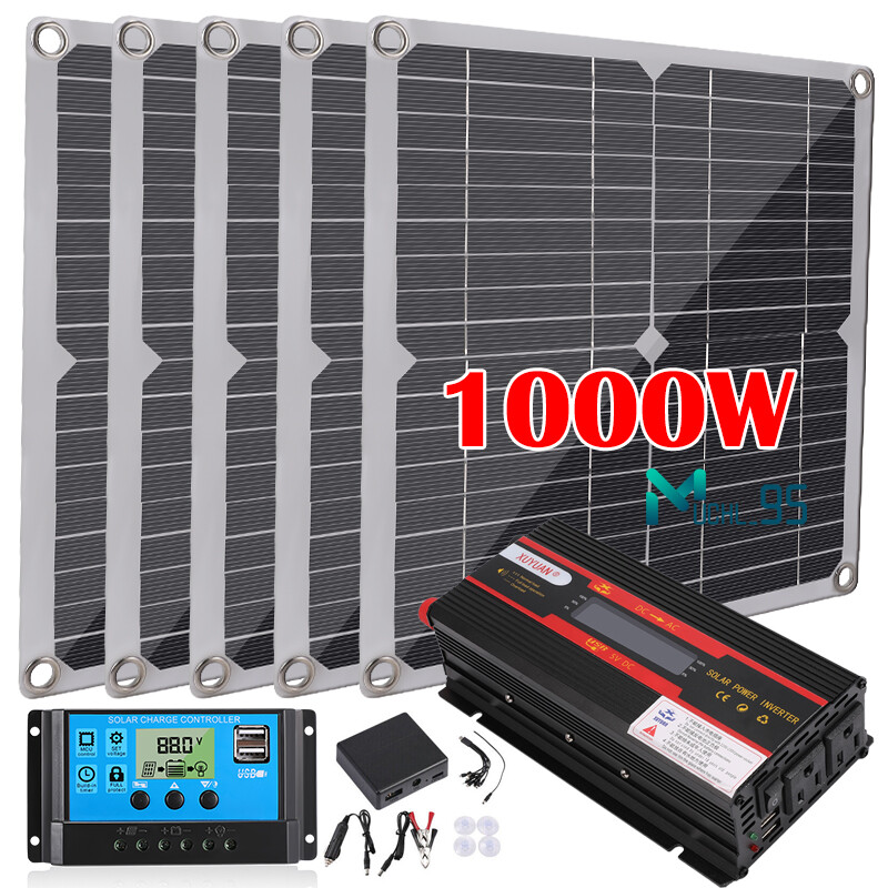 Solar Panel Kit with 4000W Inverter for Home Off Grid Home Car RV Camping System
