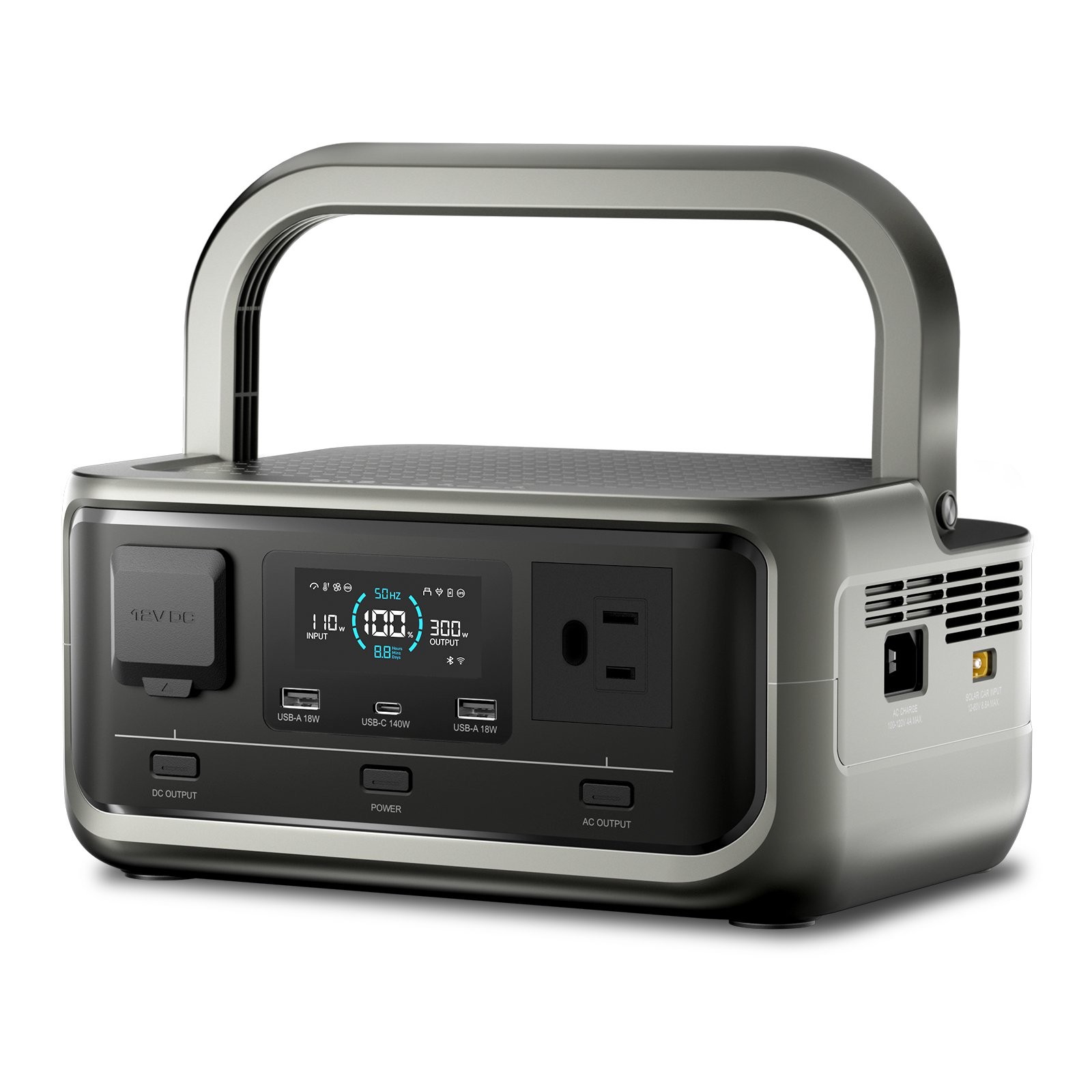 ALLPOWERS 300W 256Wh Portable Power Station Solar Generator + 100W Solar Panel