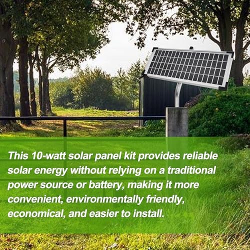 10W Solar Panel Kit for Mighty Mule Automatic Gate Opener