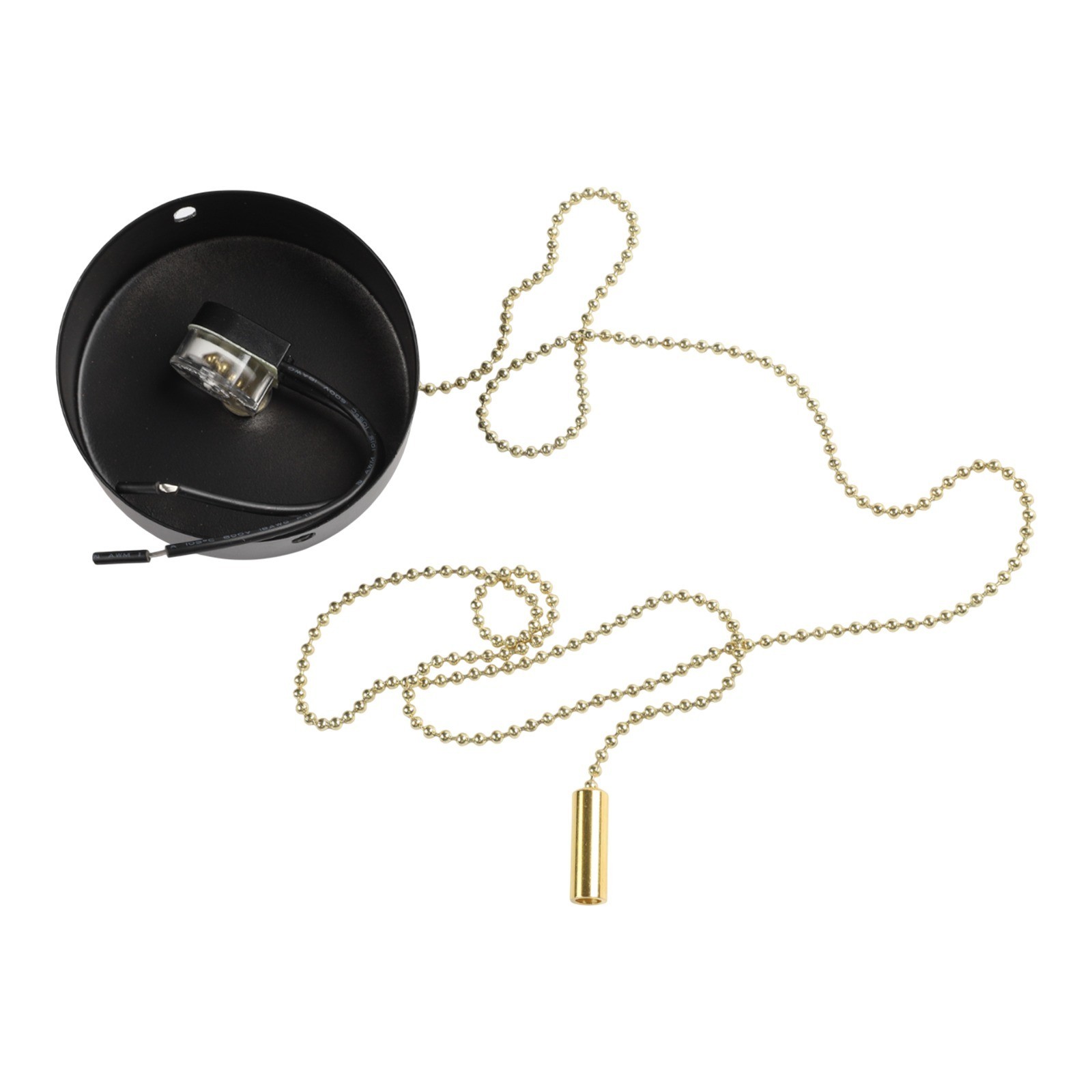 Modern Chrome Pull Cord Light Switch for Bathroom and More with 100cm Chain