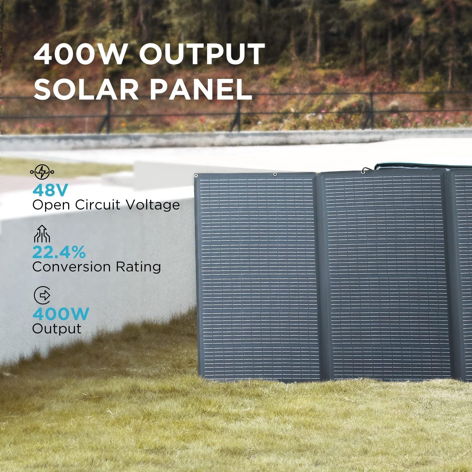 EcoFlow 400W Solar Panel Kit Self-supporting Waterproof Certified Refurbished