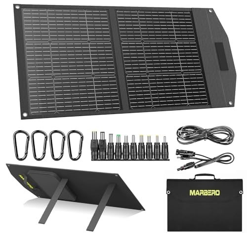 100W Waterproof Foldable Solar Panel with 10 Connectors for Outdoor Power