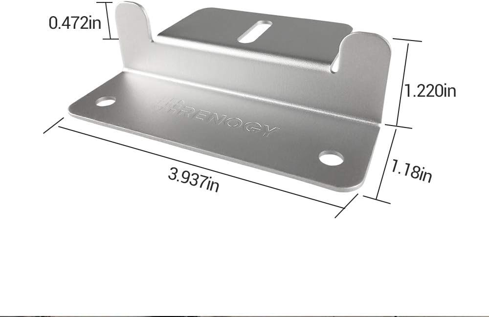 Easy Install Solar Panel Z Bracket Set for Trailers and Yachts – Gray Finish