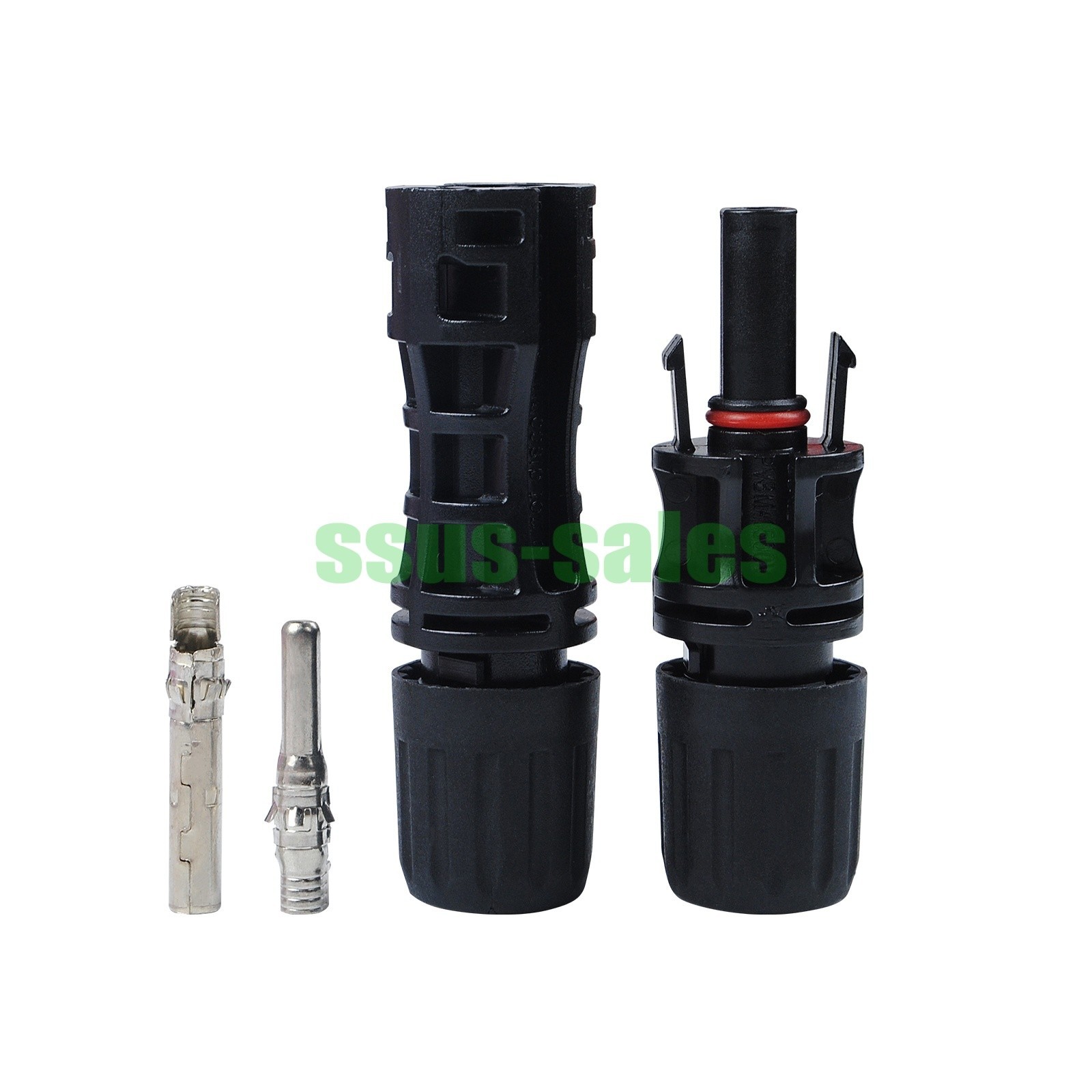 X2 MC4 Solar Connectors 1500V 30A Male Female Plug Socket PV Panel Cable