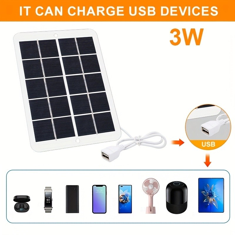 Functional Durable Stylish Solar Charging Accessories for Camping Outdoor Travel