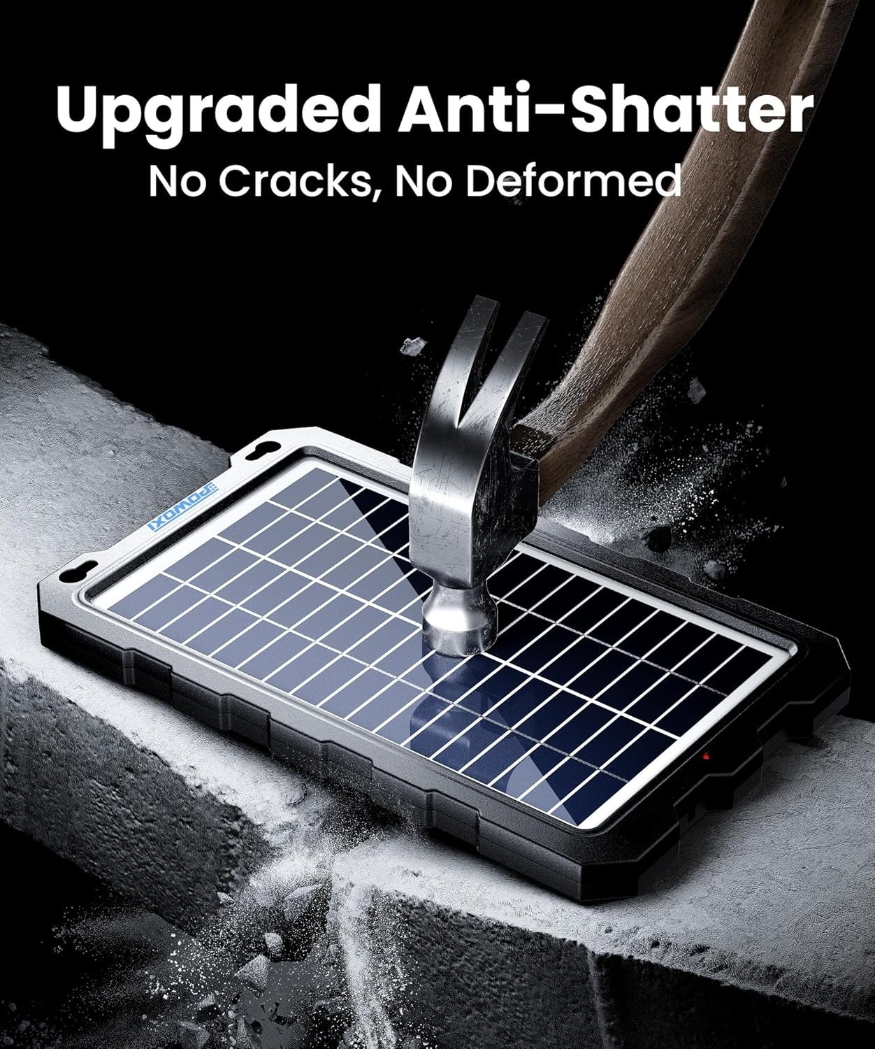 Portable 7.5W Solar Panel Trickle Charger – Safe Battery Maintainer for Vehicles