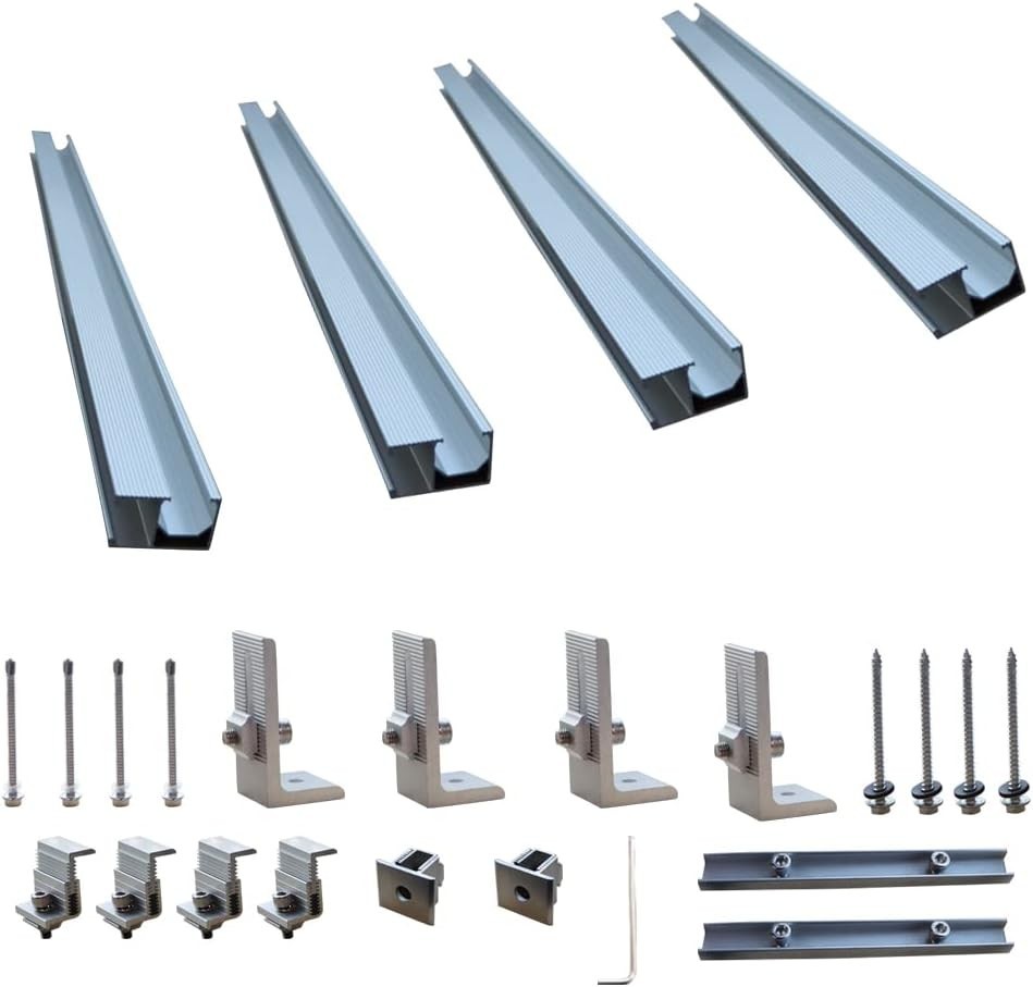 Complete Solar Panel Installation Kit for Tin Roofs