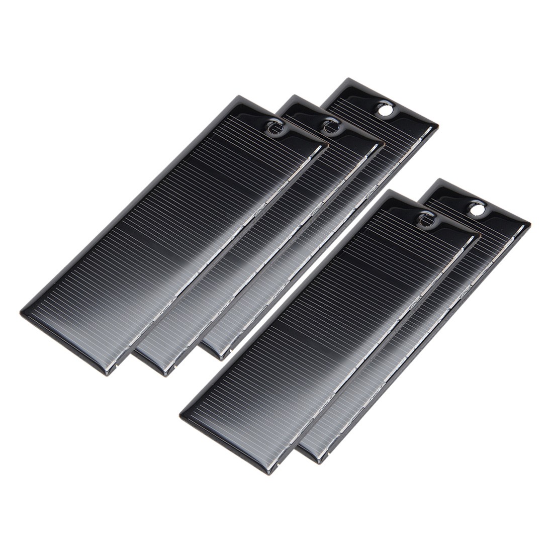 5Pcs 4.5V 130mA Poly Mini Solar Cell Panel Module DIY 44mm x 121mm