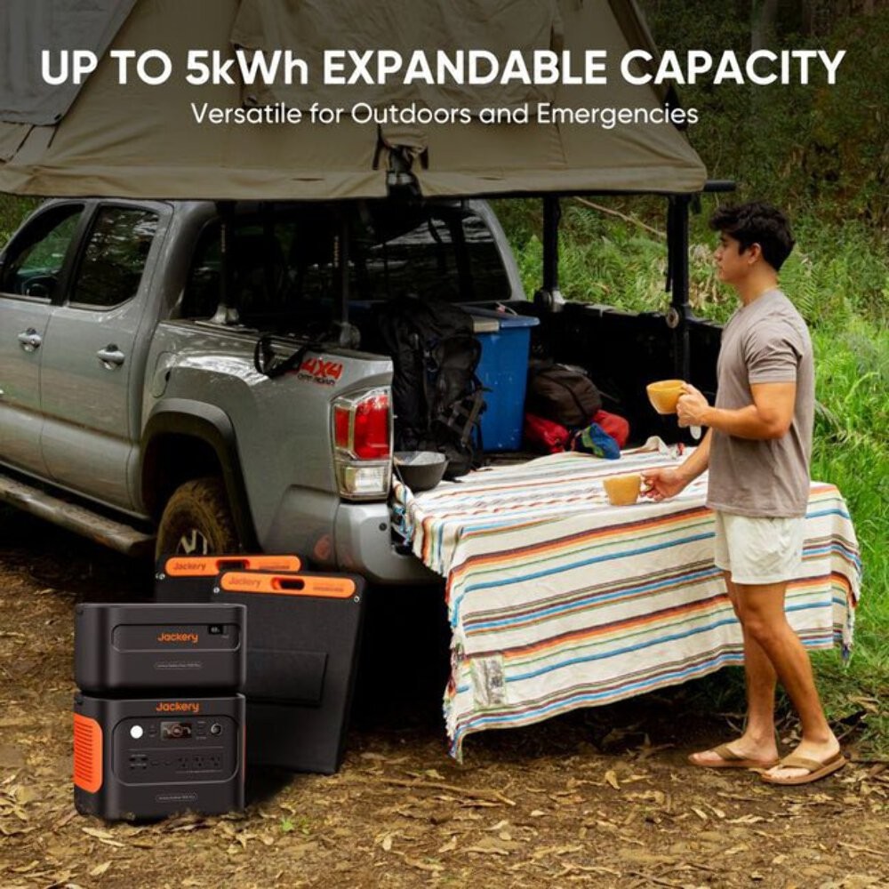 Jackery Explorer E500 V2 512Wh Portable Power Station Peak + 100W Solar Panel