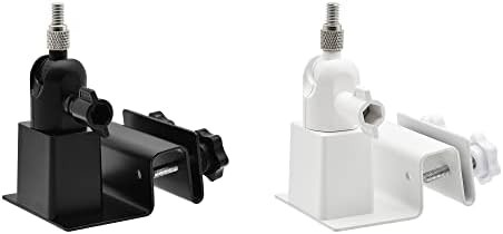 Holicfun Universal Solar Panel Gutter Mount, White | Fits Ring/Arlo/Eufy/Wyze so