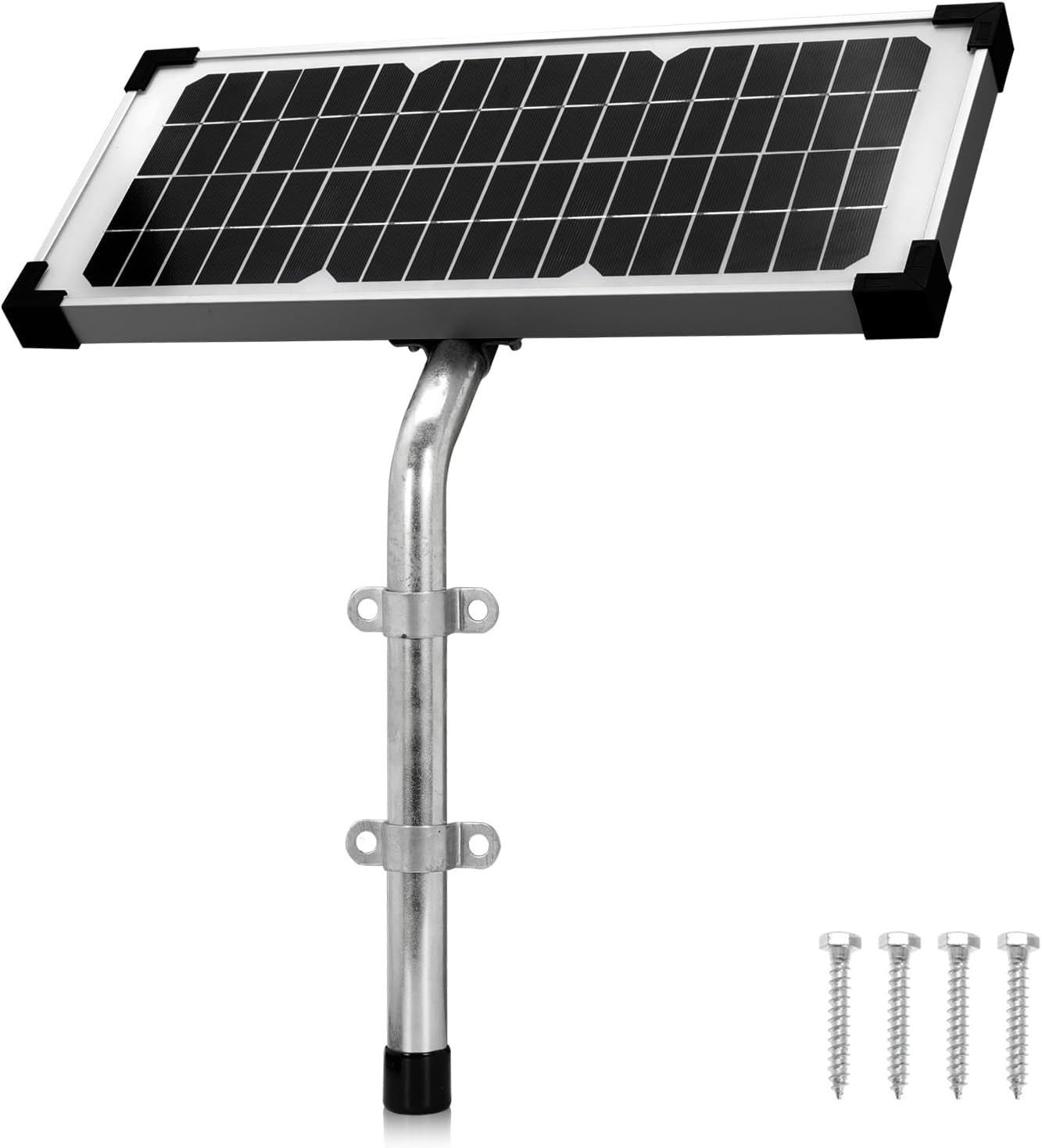 10 Watt Solar Panel Kit For Mighty Mule FM200 FM350 FM500 FM502 Replace FM123