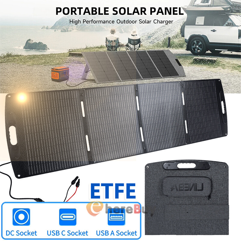 400W Solar Panel Foldable Long-lasting Self-supporting Waterproof for Outdoor RV