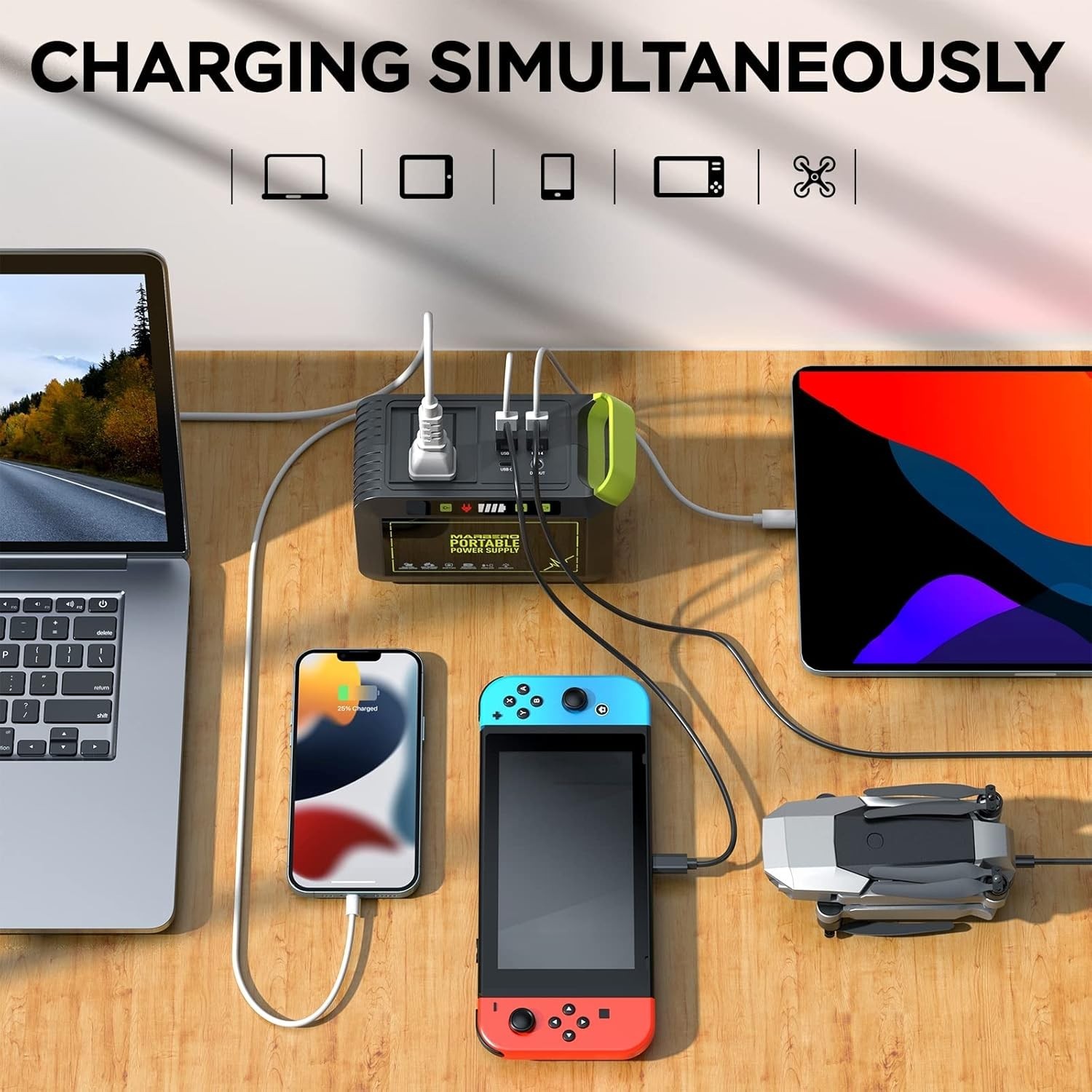 Reliable 88Wh Lithium Battery Generator – Ideal for RVs, Camping & Home Backup
