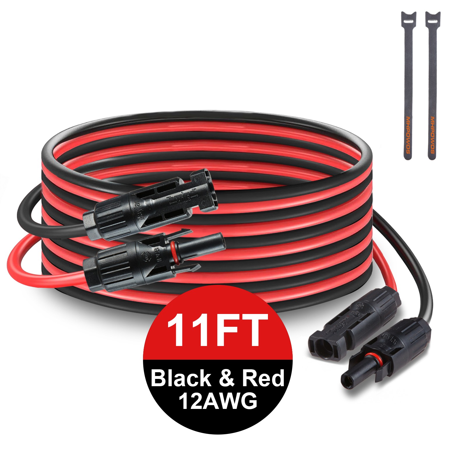 solar cables 11ft solar panel Extension Cable 14AWG Solar Adapter to XT60 4style