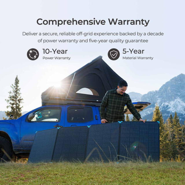 Renogy 400W Lightweight Portable Solar Suitcase Foldable Solar Panel Outdoor
