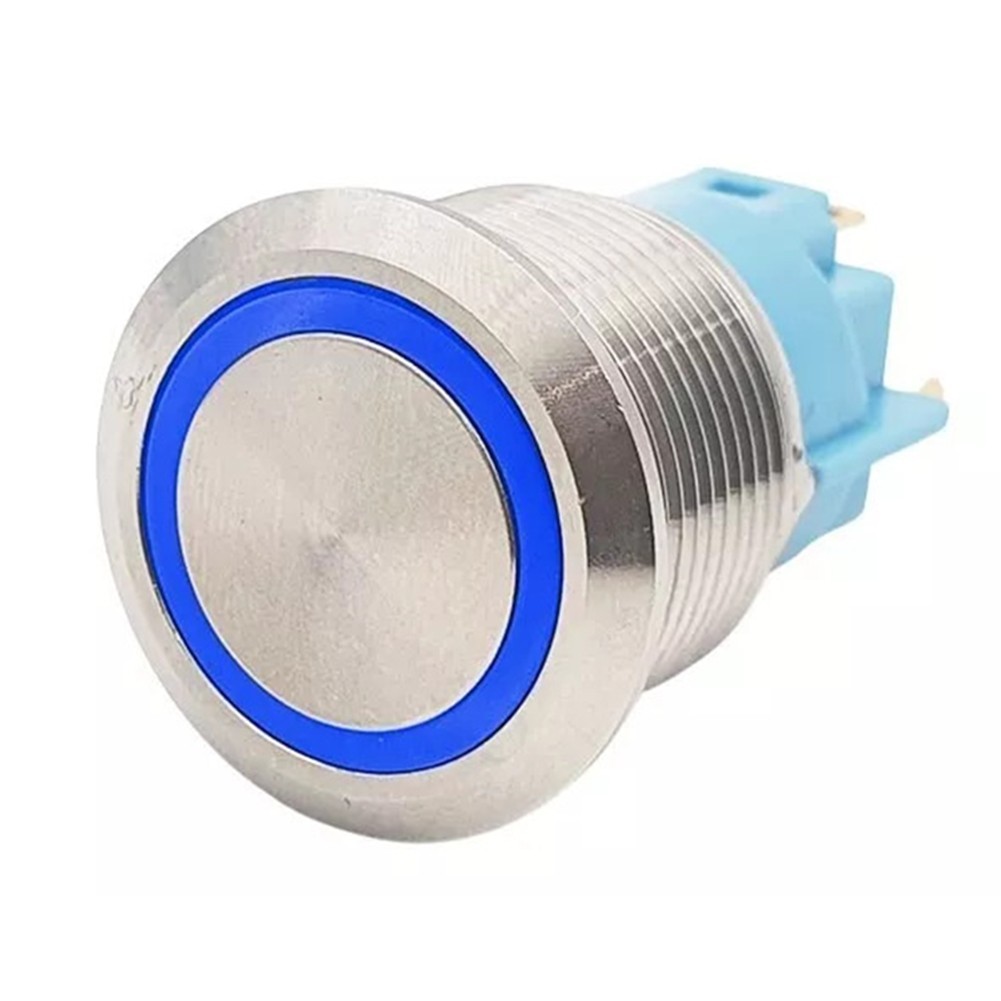 Water Splashes 19mm Power Switch Versatile Wiring Options Corrosion-Resistant