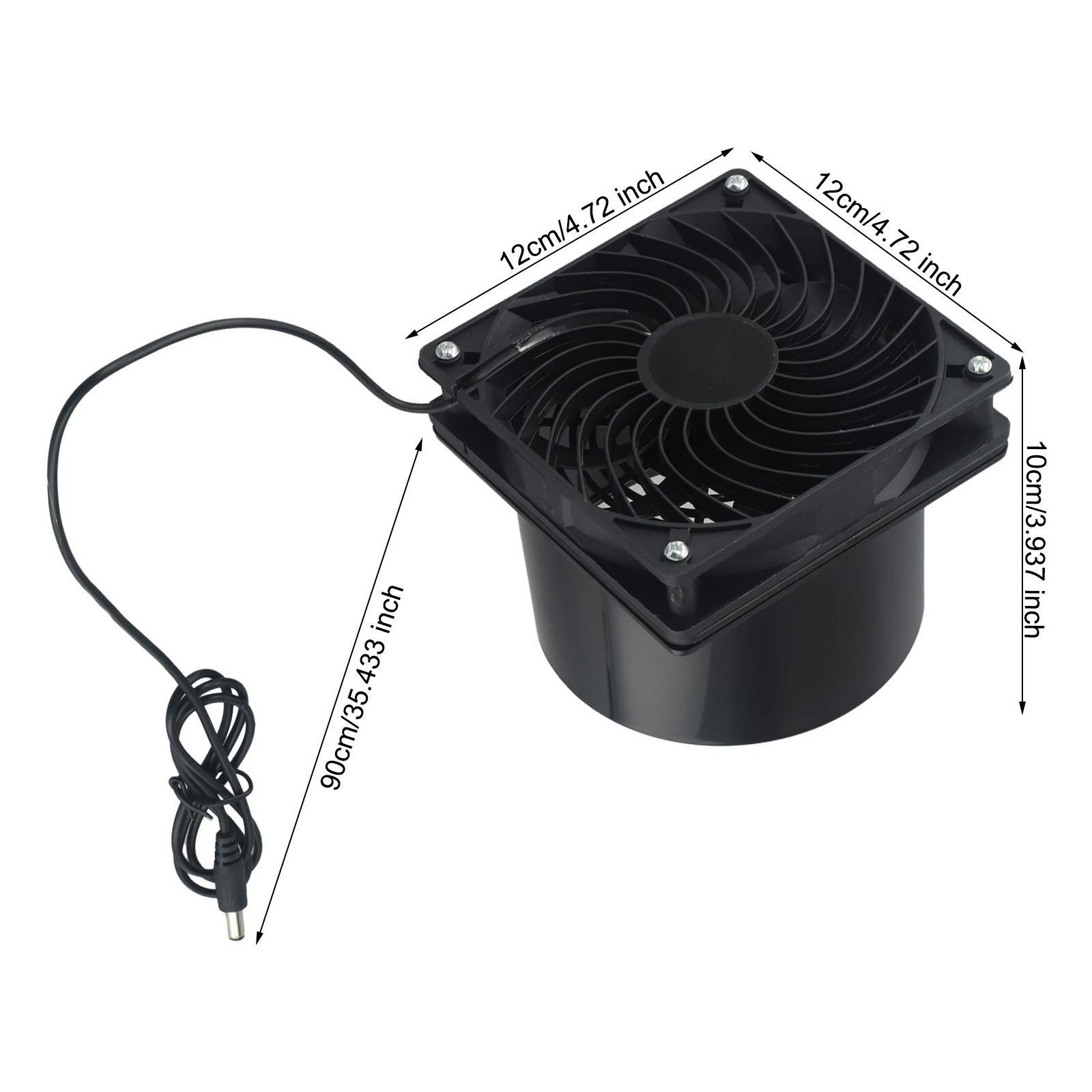 Solar Ventilation Fan for Home RV Greenhouse Harness the of the Sun