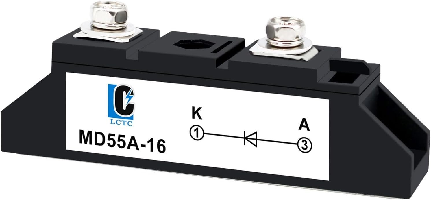 LCLCTC 50 amp Diodes 12V blocking 110V and 120V MD 55A-16;to Prevent black
