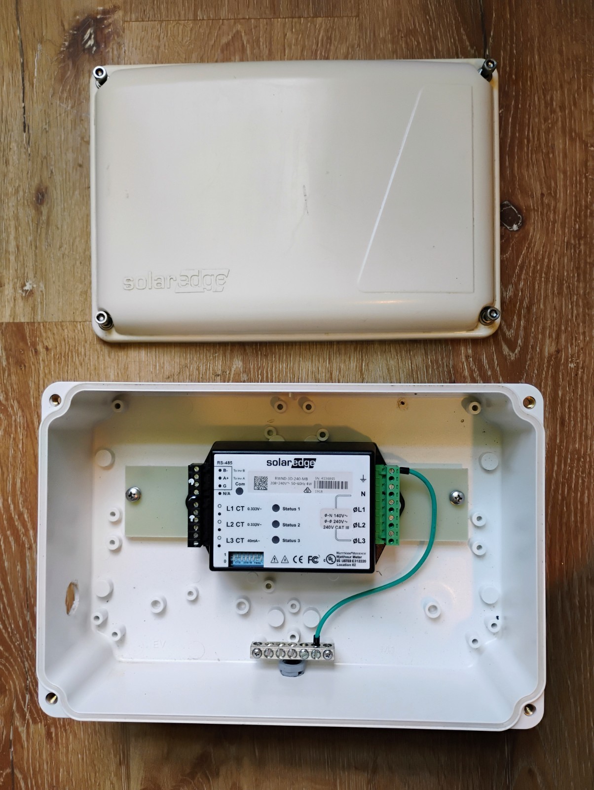 SolarEdge (OEM by Continental Control Systems / WattNode) RWND-3D-240-MB