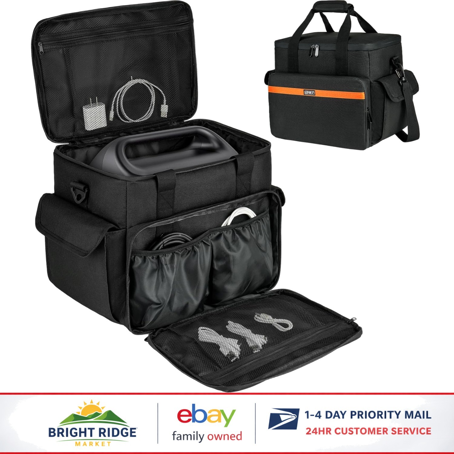 Compact Carrying Bag for Power Stations with Non-Slip Base and Strong Protection
