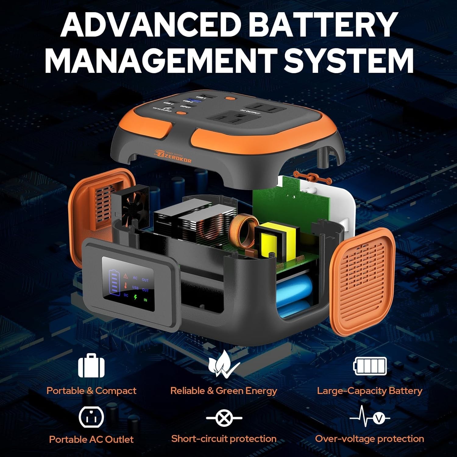 Compact & Powerful 120W Battery Generator – Ideal for Outdoor Fun & Adventures