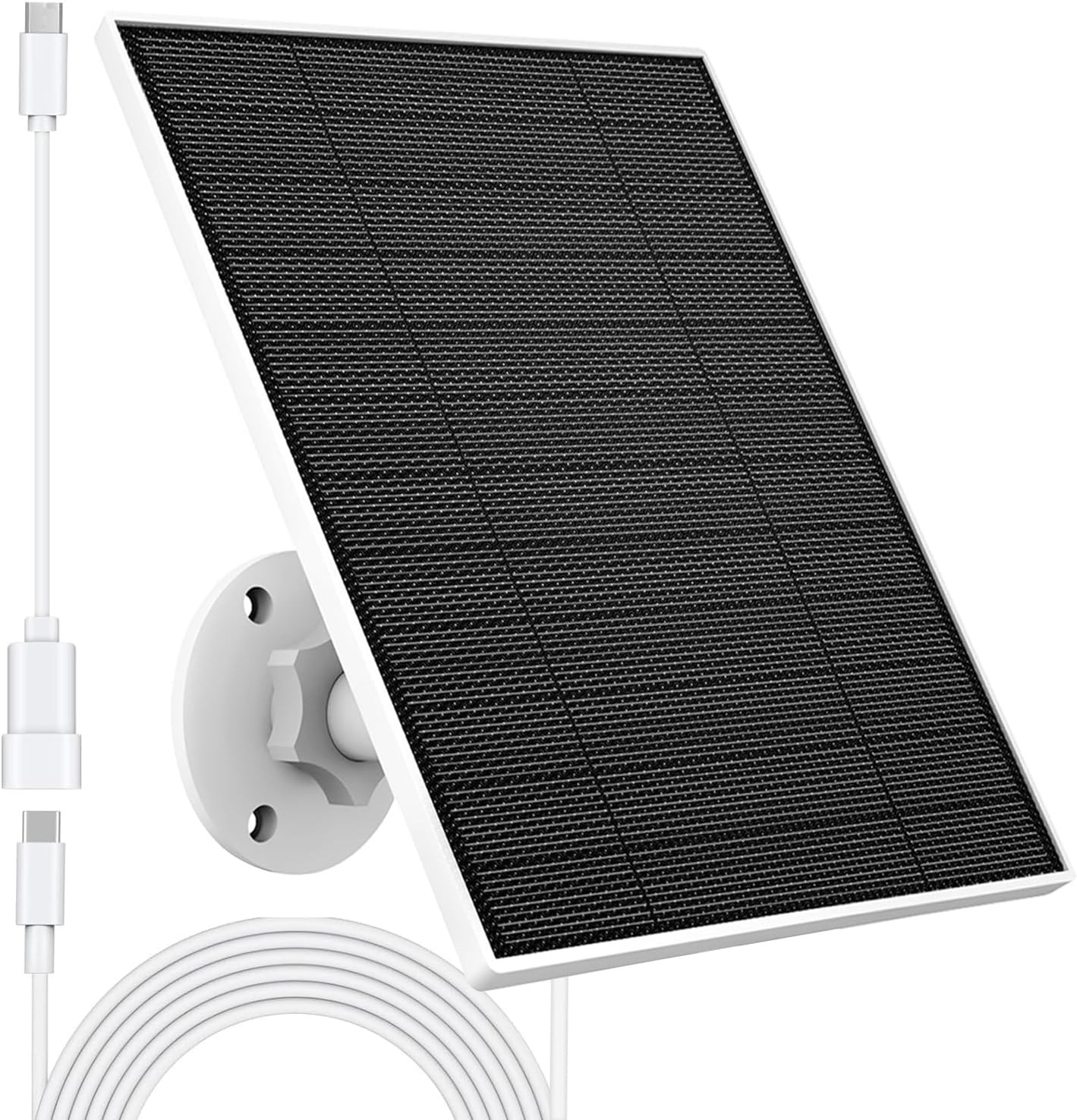 Solar Panel Charger for Eufy Outdoor Camera, 5W with 9.8Ft Cable