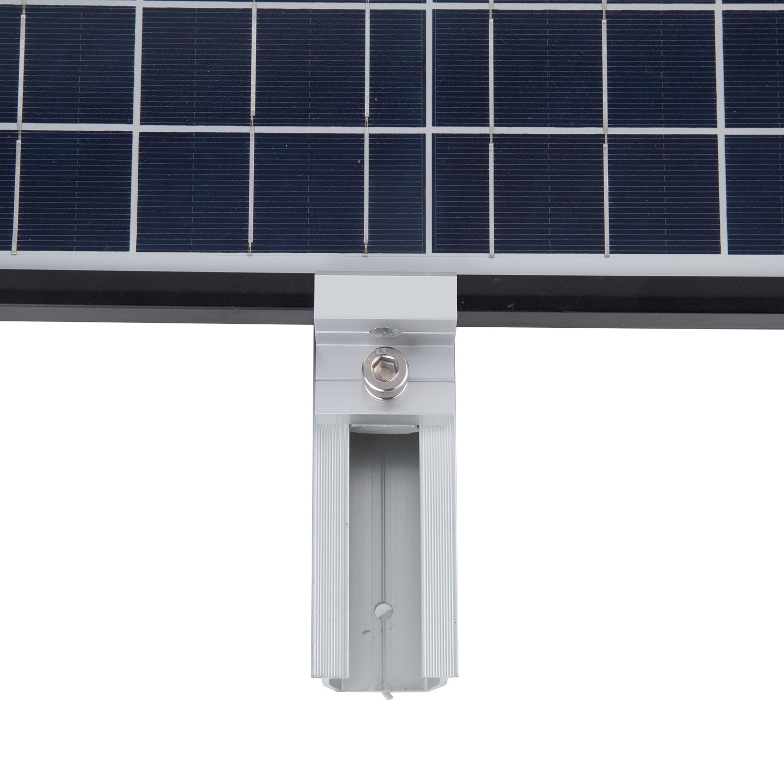 Solar Panel Mounting Rail Brackets Connector Kit for Metal/Tin/Flat/Sheet Roof