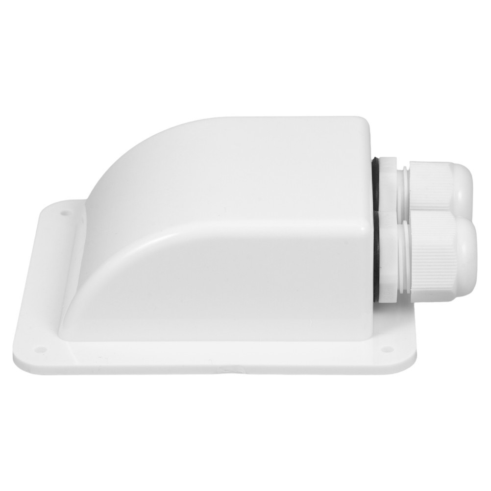 Solar Panel Cable Entry Glands White Impact Resistant Easy Install Rv Accessory