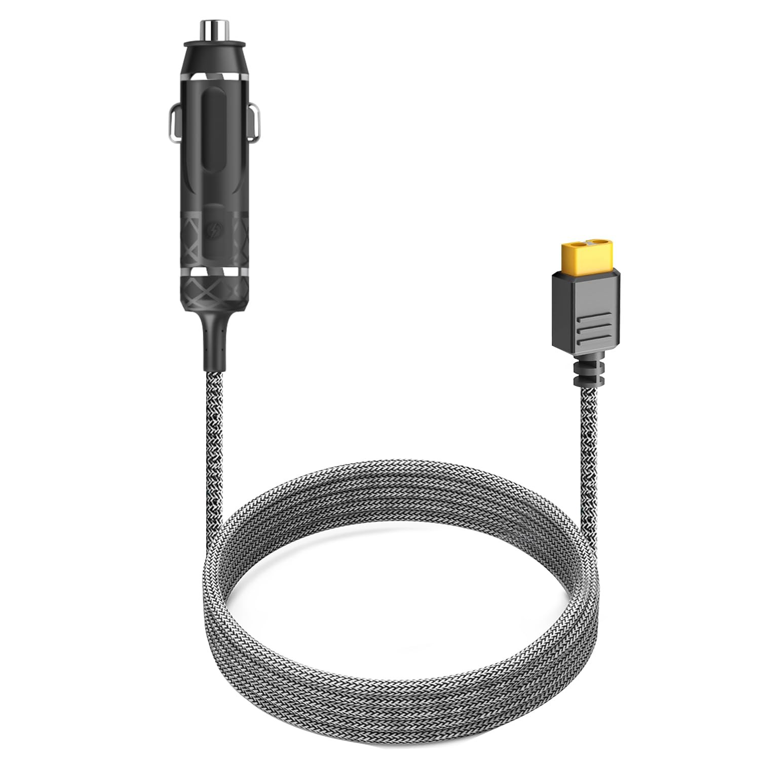 12V/24V XT60 Car Charger Cable for Anker SOLIX C200/C300/C800/C800 Plus/C1000…