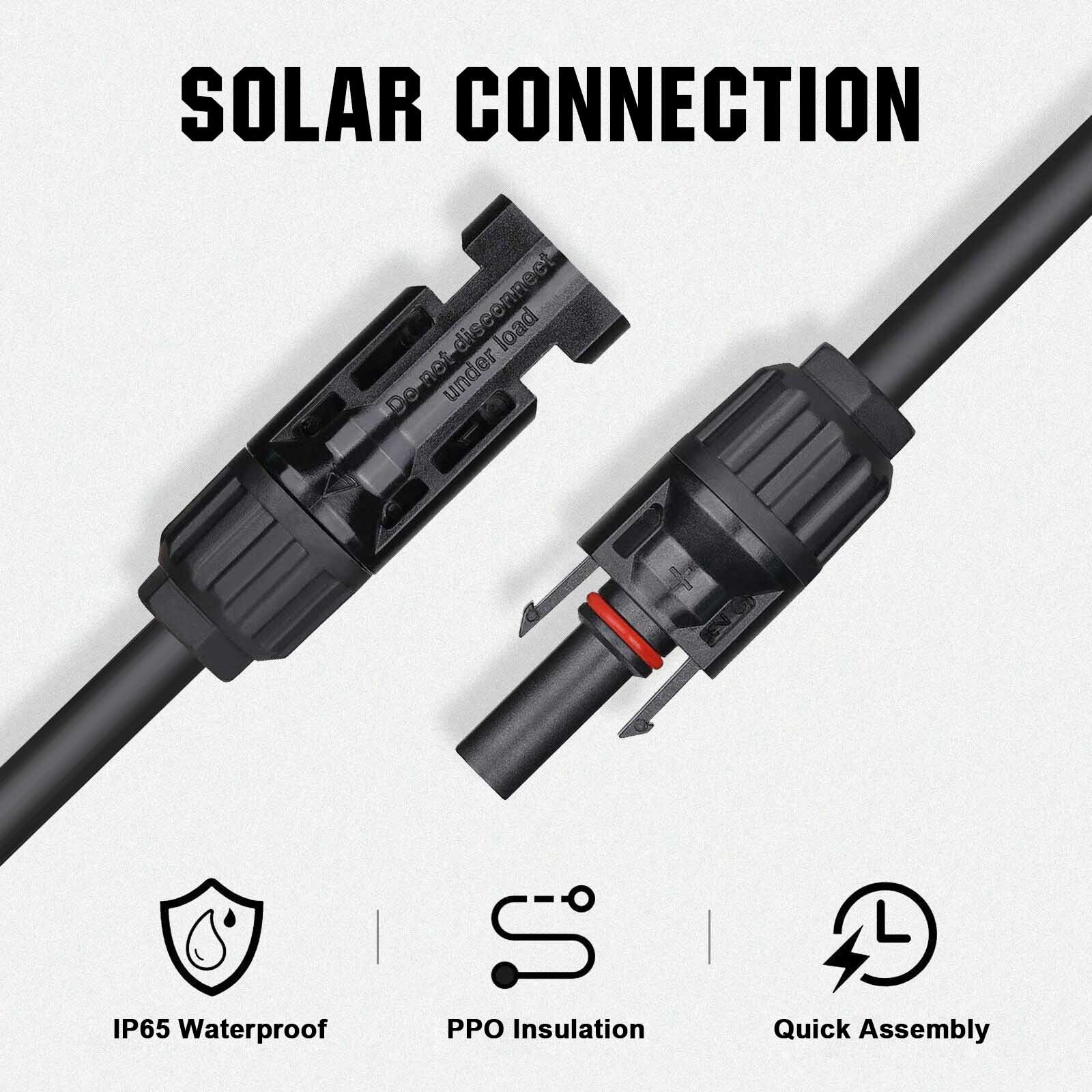 PFCTART 600W Solar Panel 100W 12V Mono PV Module Off Grid RV Boat Battery Charge