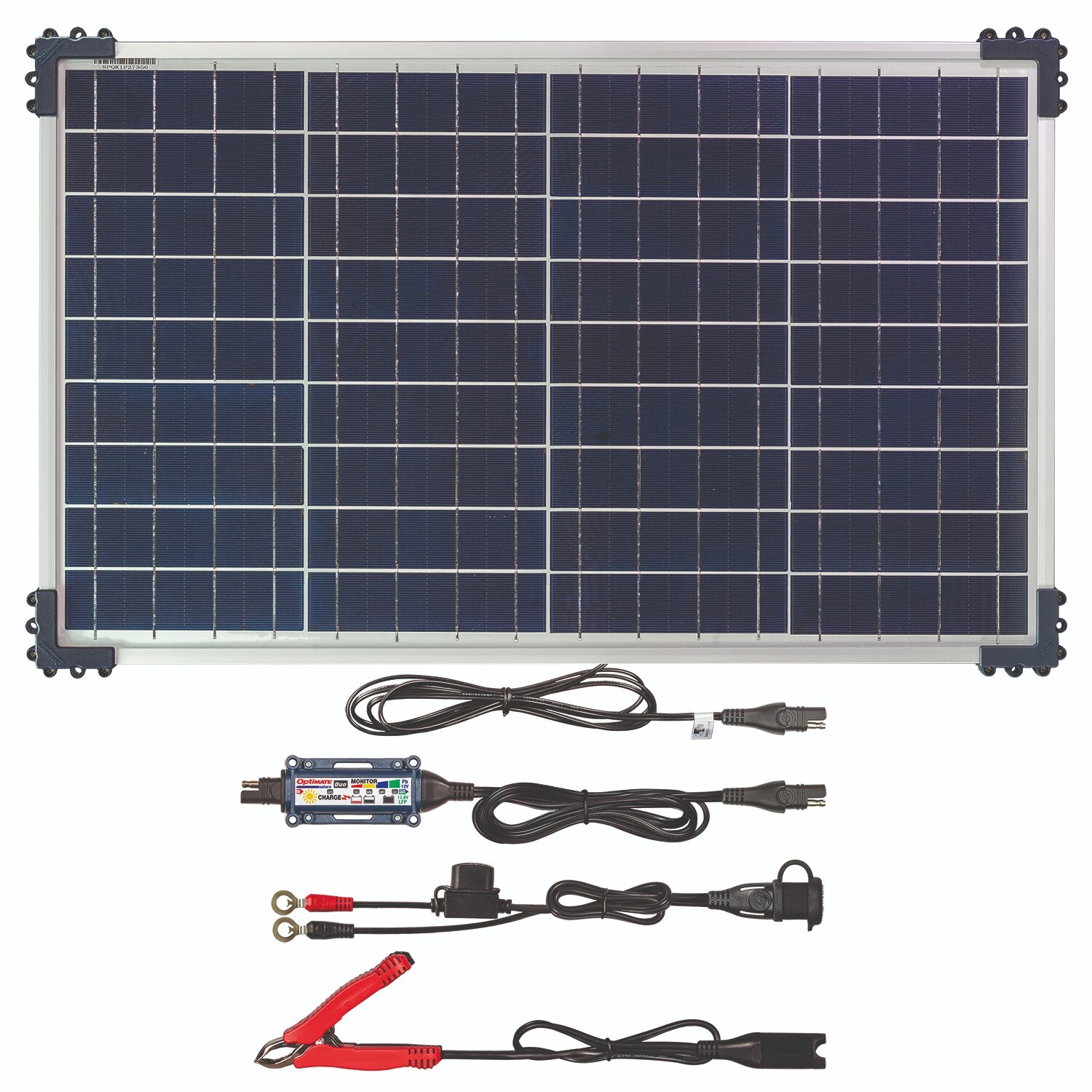 OptiMate Solar DUO 40W, 3.33A Solar Battery Charger for all 12/12.8V Batteries