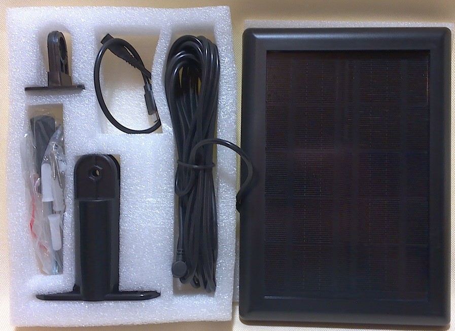 BUNDLE! (2) Solar Panels for Ring Spotlight / Stick Up Cam / Reolink Argus Pro