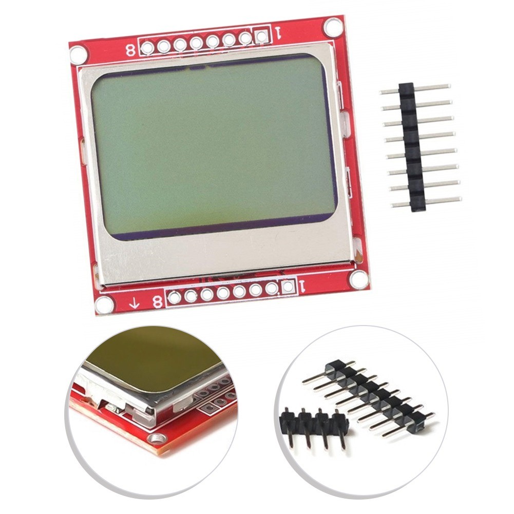 LCD Display Module 84×48 Pixels Flexible Use in Gaming and Development