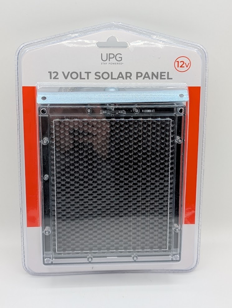 UPG Stay Powered 12 Volt Solar Panel – Use w/12 Volt Battery – China