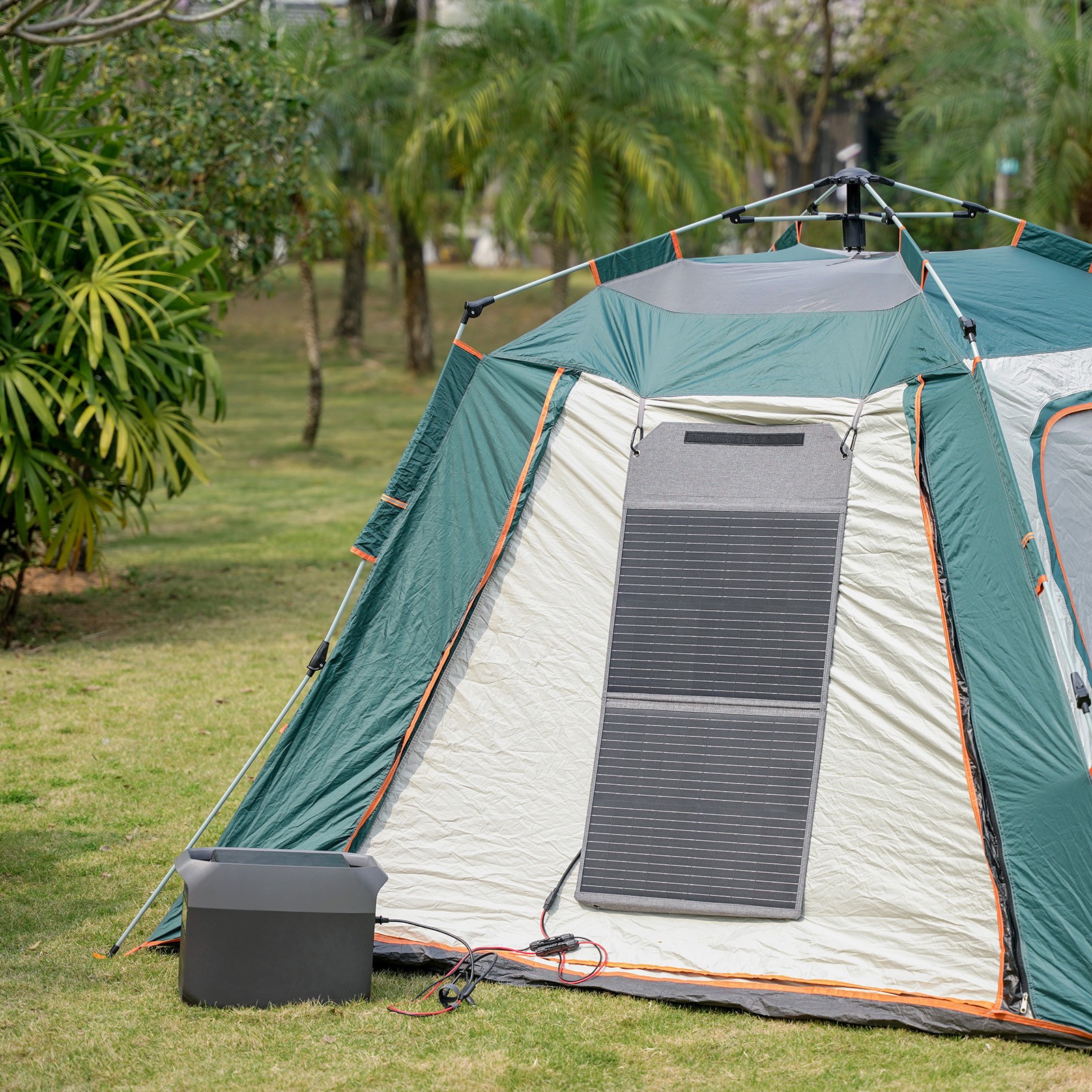 100W solar panel kit Camping IP65 3.6lbs For BLUETTI Elite 30 V2 Power Station