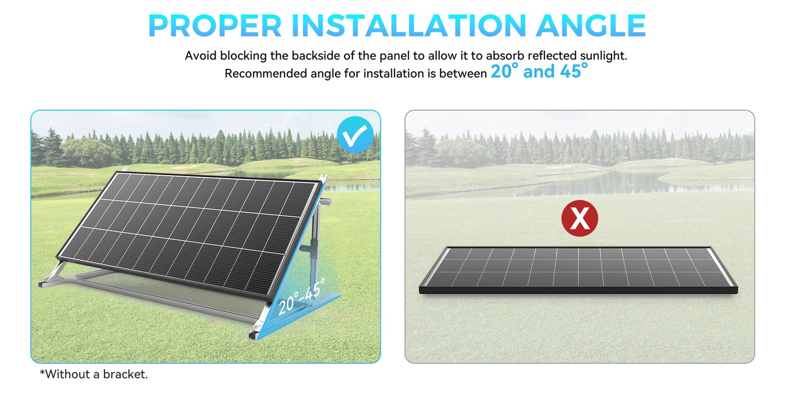 200W 400W 600W 1000Watt Solar Panel Bifacial 12V Mono Battery Home PV Power Boat