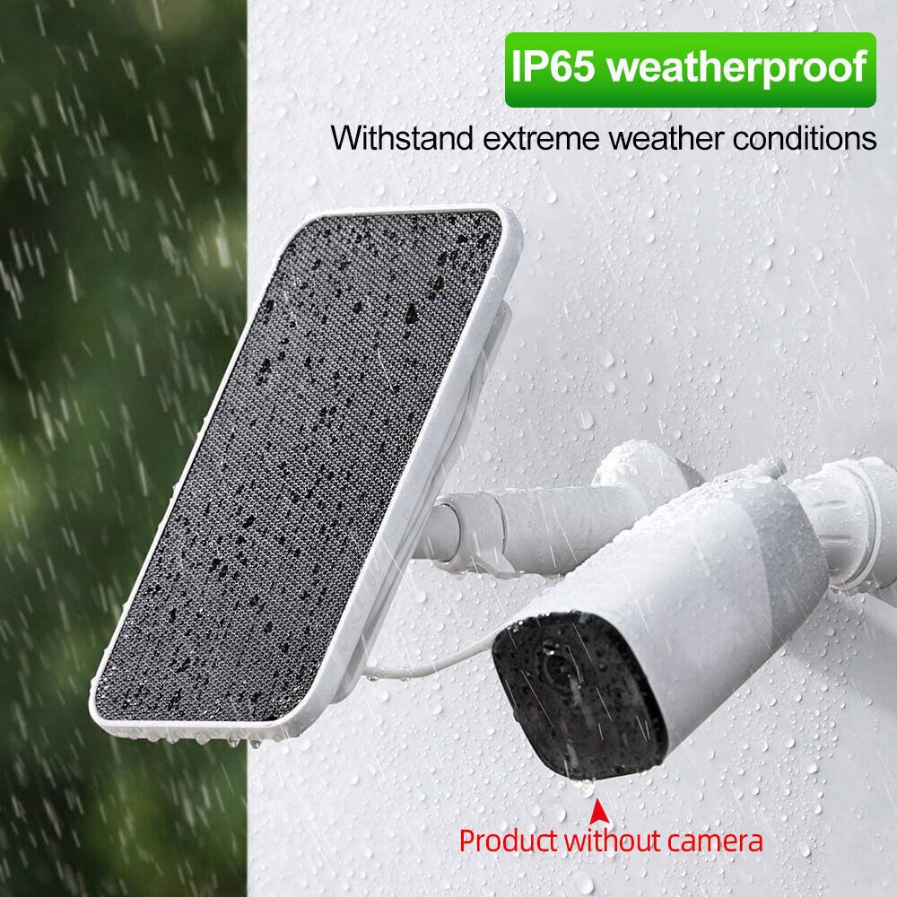 Solar Panels for Eufy Cam Eufycam E/2C/E/2 Pro Wall Mount With 9.8ft Power Cable