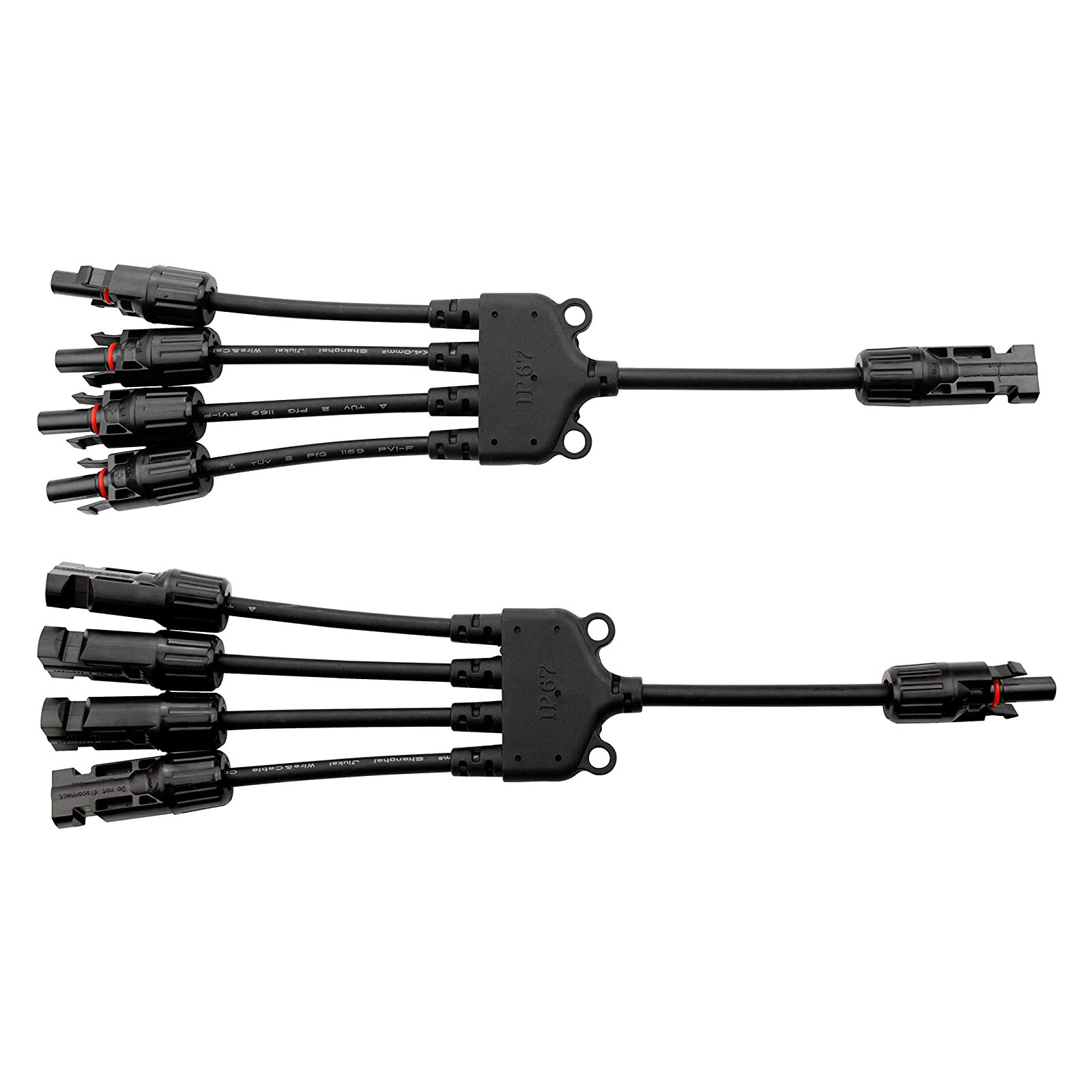 Solar Panel Y Branch Cable Connection Waterproof Adapter Connector Extension NEW