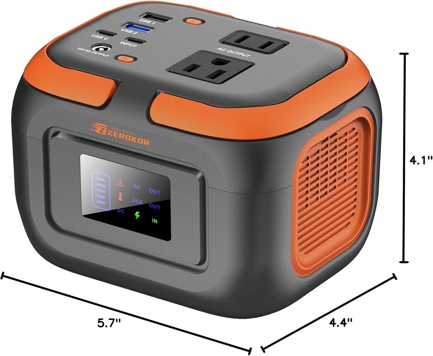 Lightweight 120W Portable Generator with USB-C and AC Outlet – Adventure Ready