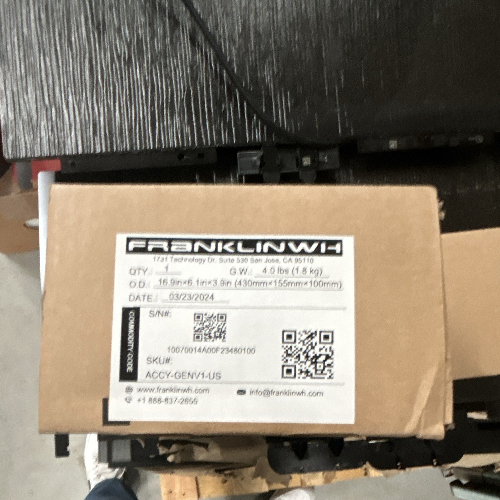 FranklinWH Power Generator Module ACCY-GENV1-US 120V 160A 16.9in