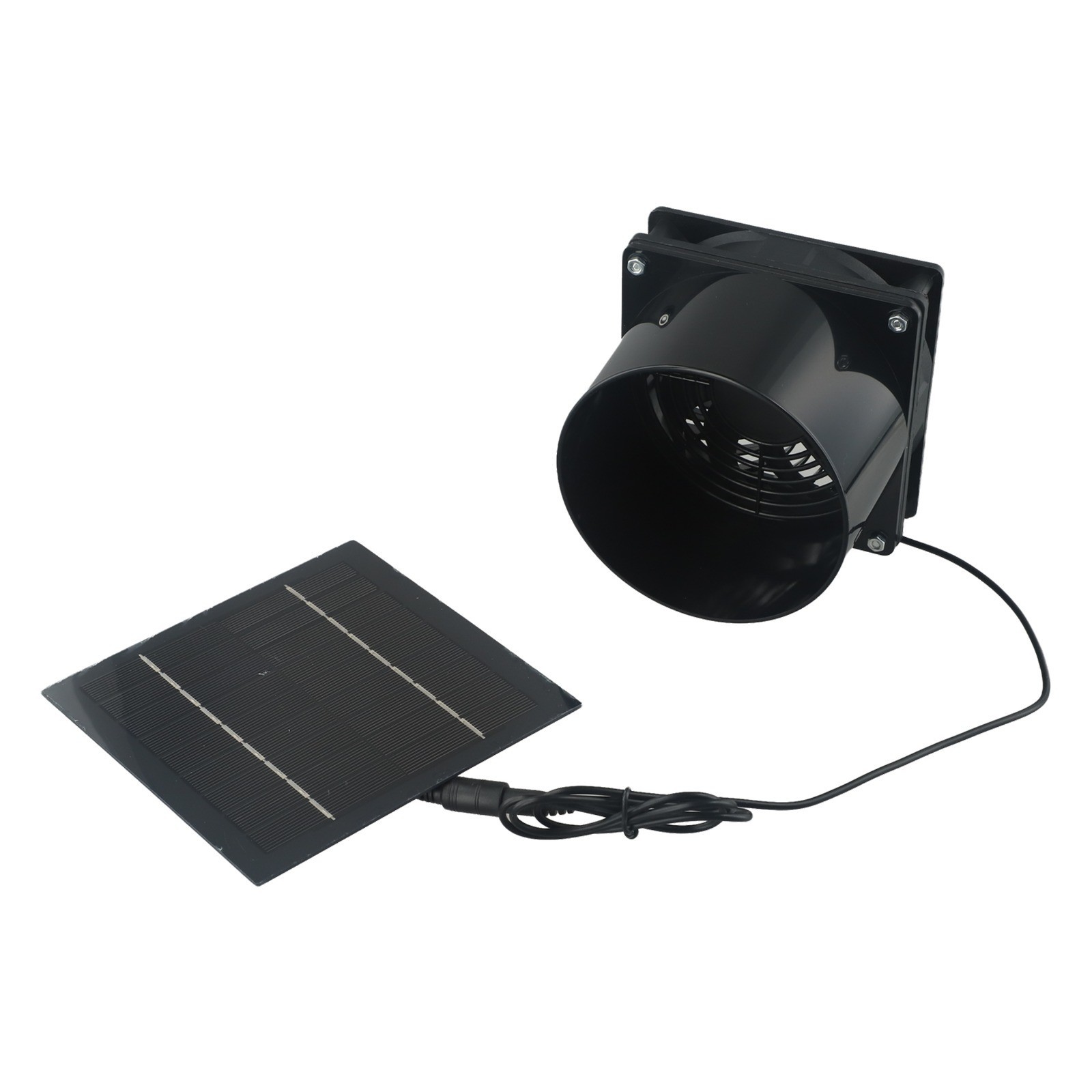 Solar Ventilation Fan for Home RV Greenhouse Harness the of the Sun