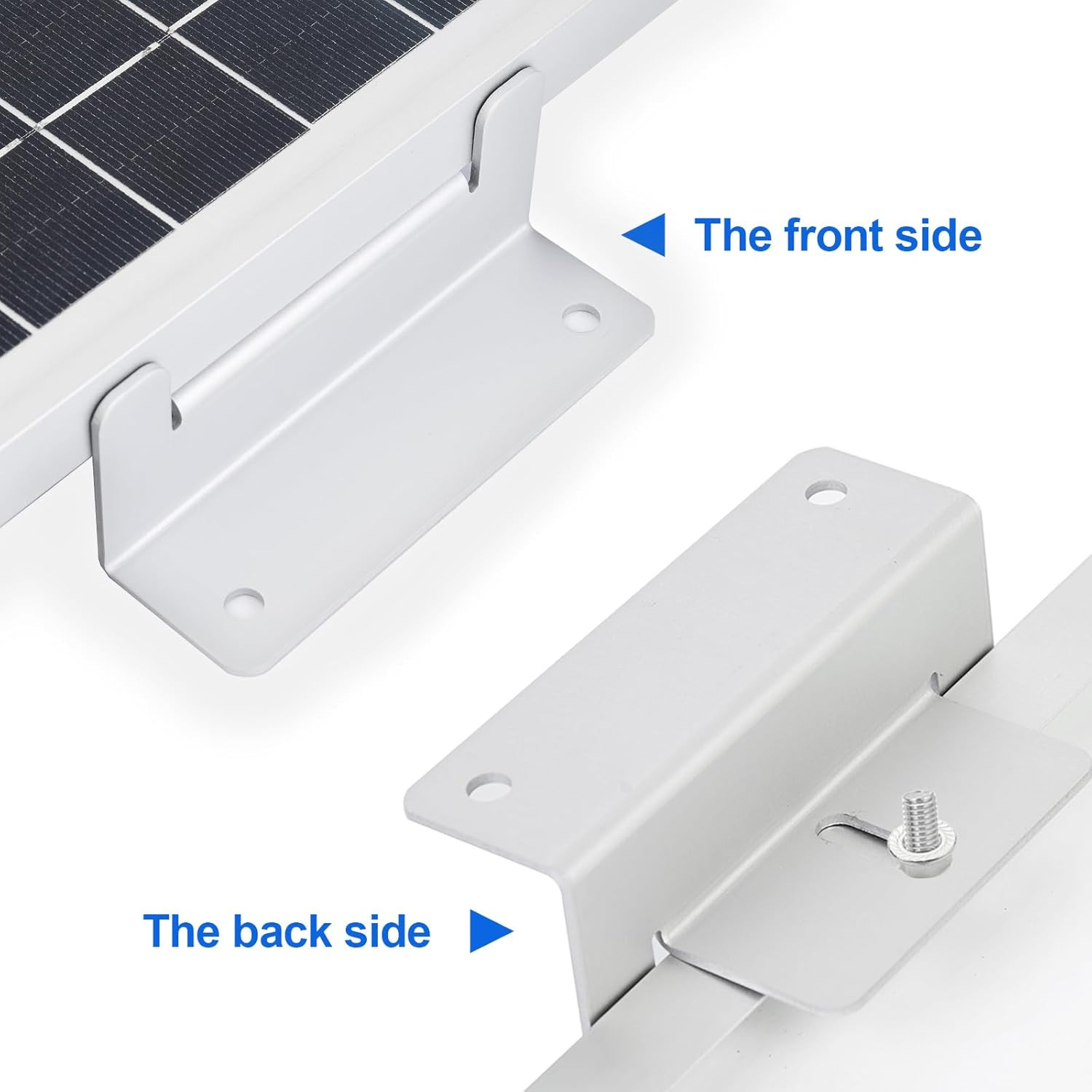 16 Units Solar Panel Mounting Brackets,Z Bracket Sets Lightweight