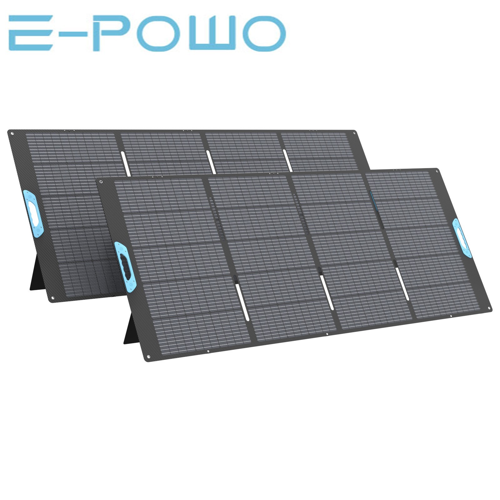 E-POWO 2pcs 400 watt Solar Panel Foldable for Camping Off Grid Power Stations
